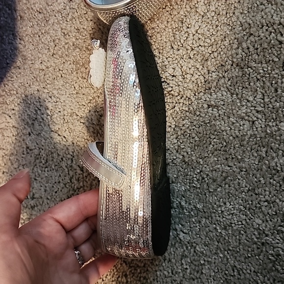 Rachel shoes lil margie silver seq size 10M - Picture 4 of 8